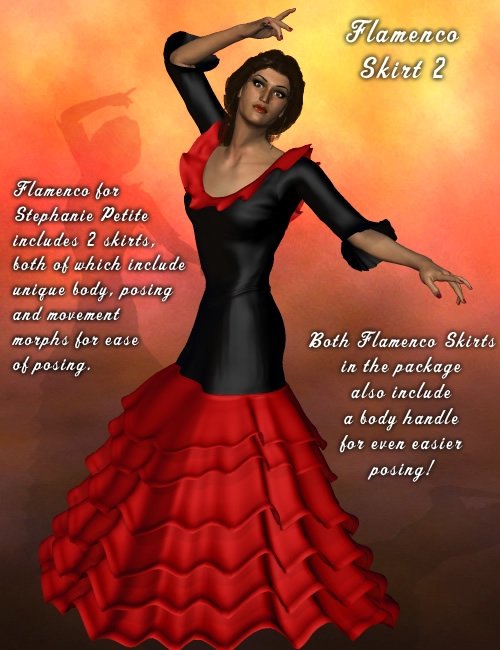 Spanish Rose -- SP3 Flamenco by: , 3D Models by Daz 3D