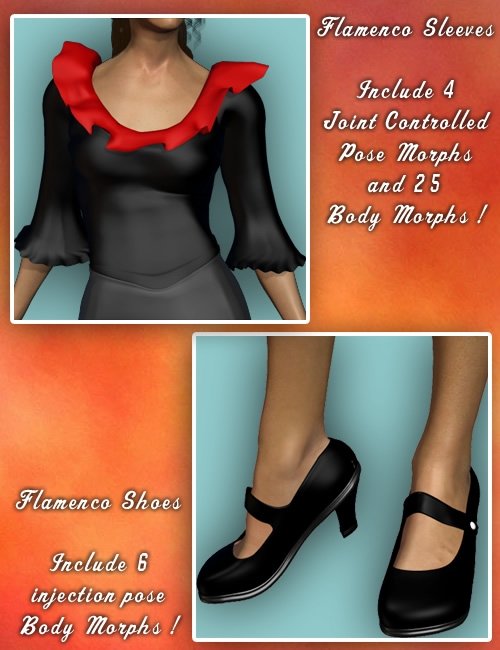 Spanish Rose -- SP3 Flamenco by: , 3D Models by Daz 3D