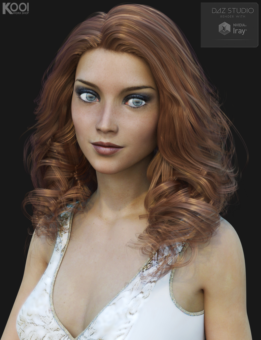 Astrid for Genesis 3 Female by: Kool, 3D Models by Daz 3D