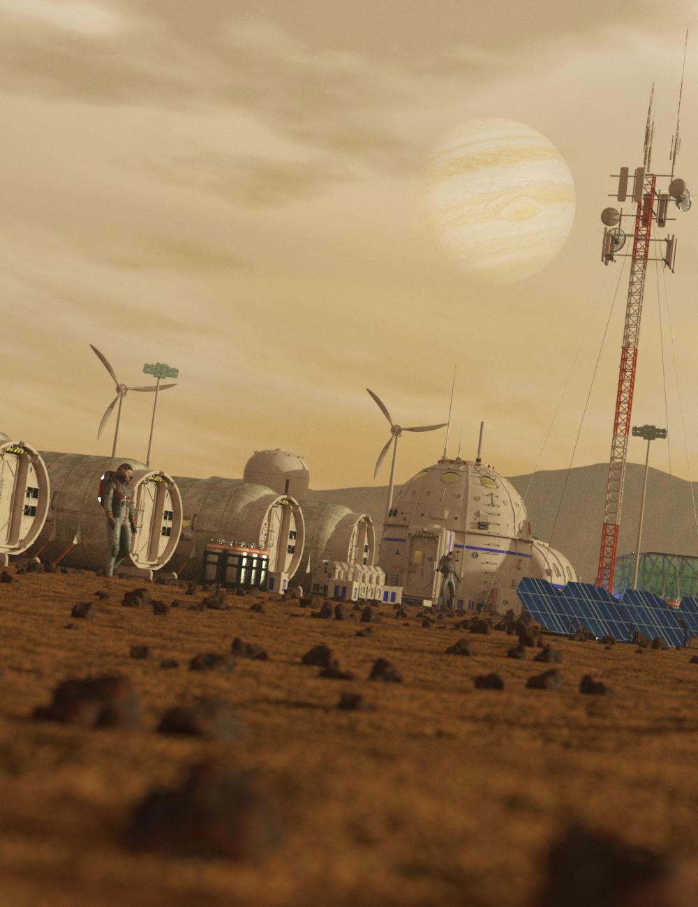 Mars Colony by: DzFire, 3D Models by Daz 3D