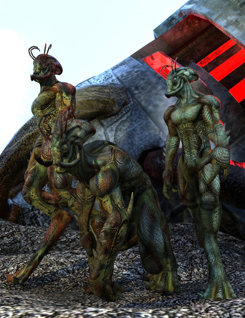 Mantisaran Original Figure Mantisaran Original Figure by: SubSpeciesCreationsSixus1 Media, 3D Models by Daz 3D
