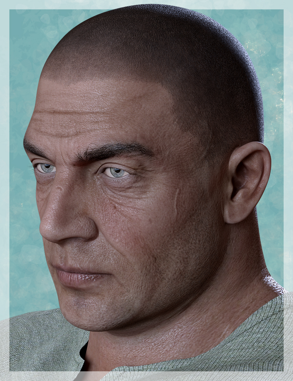Shaved Hair for Genesis 3 Male(s) by: bluejaunte, 3D Models by Daz 3D