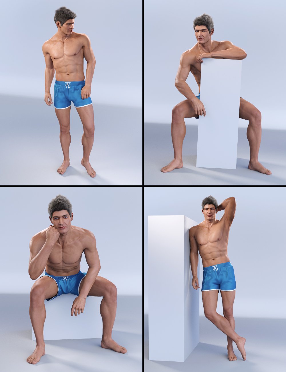 Absolute Basics Poses and Expressions for Genesis 3 Male(s)