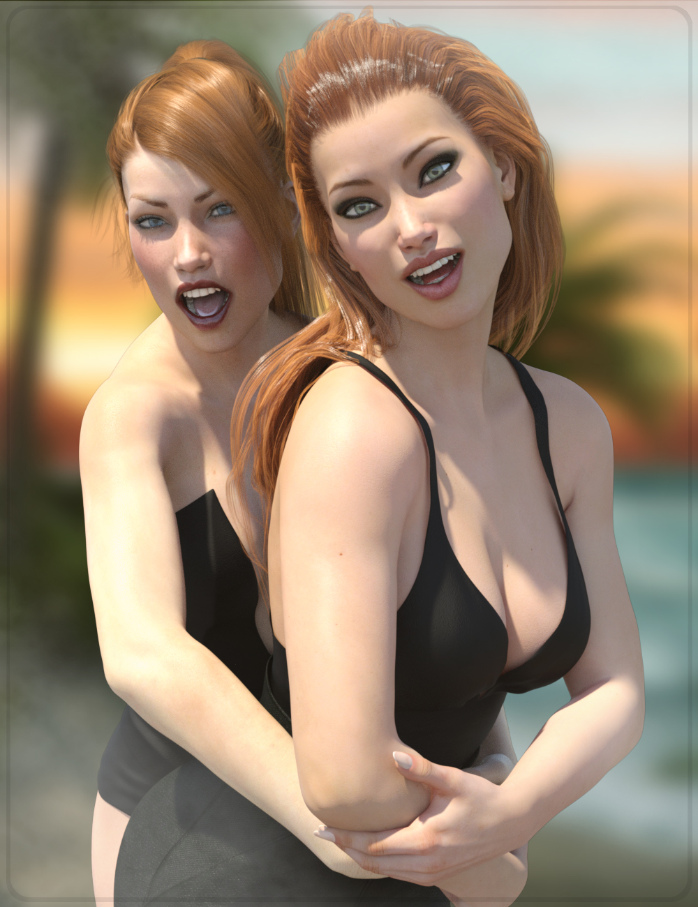 Z Sisters Poses For Genesis 3 Female And Victoria 7 Daz 3d
