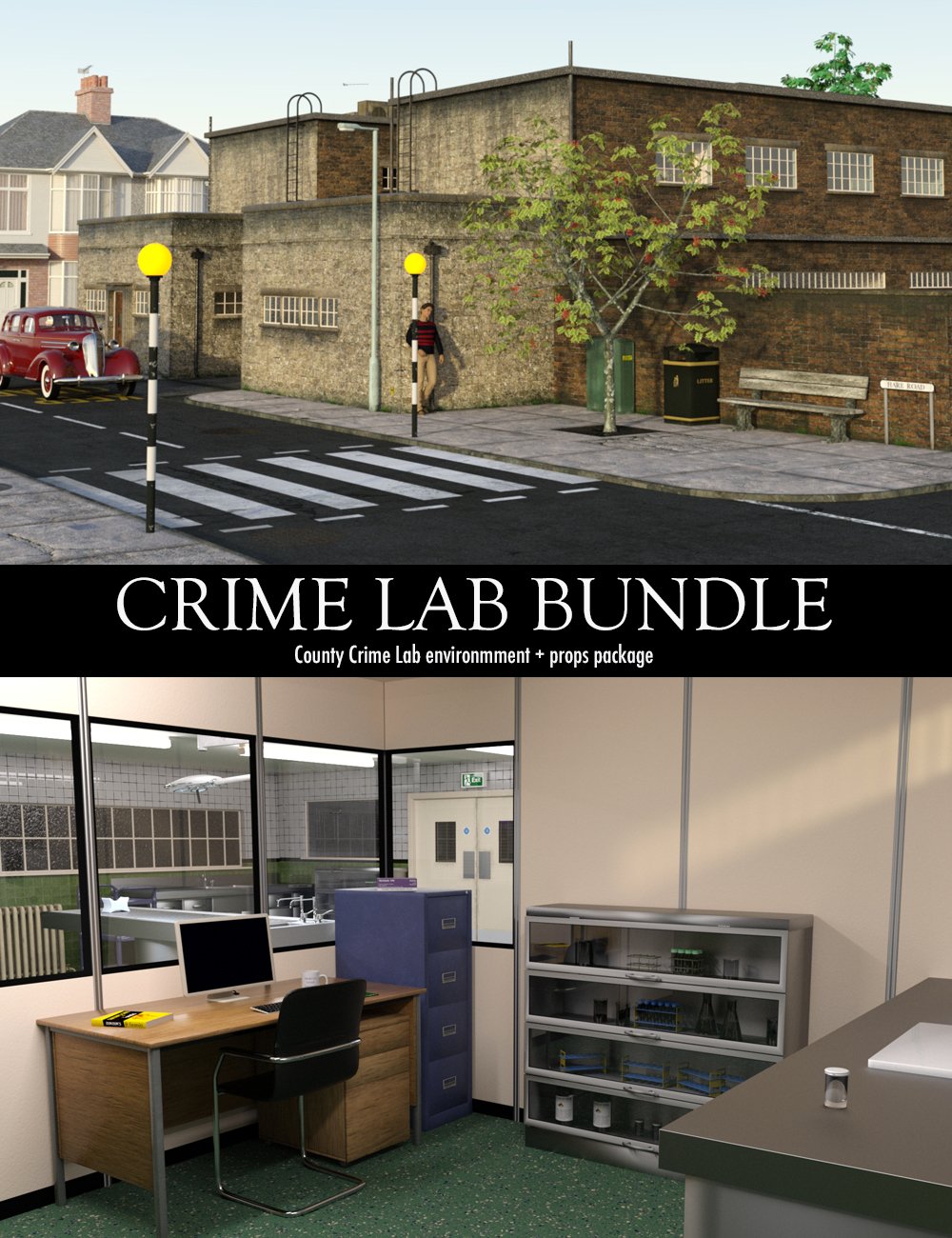 Crime Lab Bundle by: TangoAlpha, 3D Models by Daz 3D