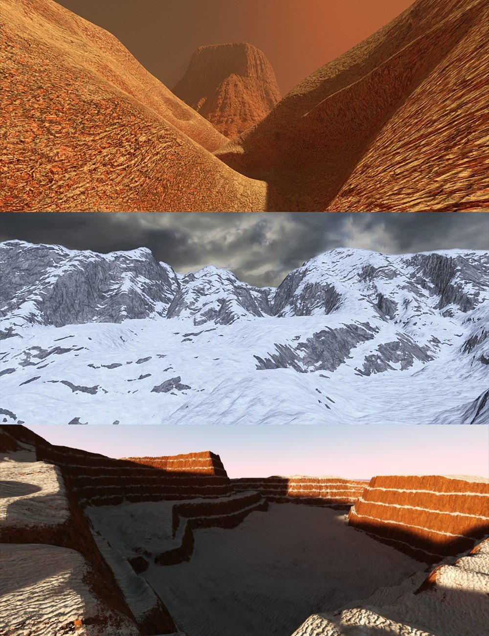 Terrain Morphs for TerraDome3 Volume 1 by: dglidden, 3D Models by Daz 3D