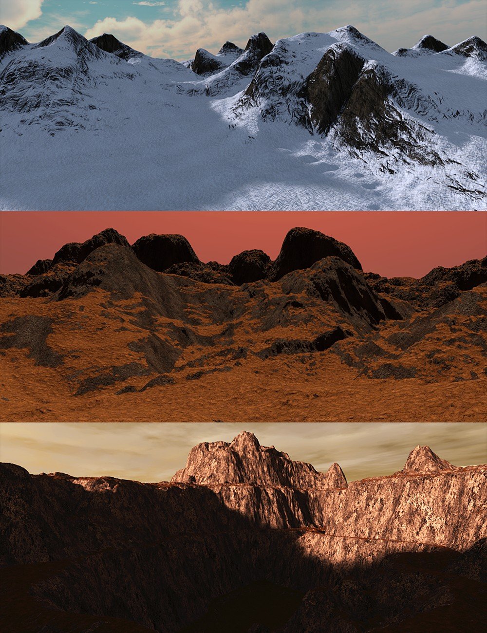Terrain Morphs for TerraDome3 Volume 1 Terrain Morphs for TerraDome3 Volume 1 by: dglidden, 3D Models by Daz 3D