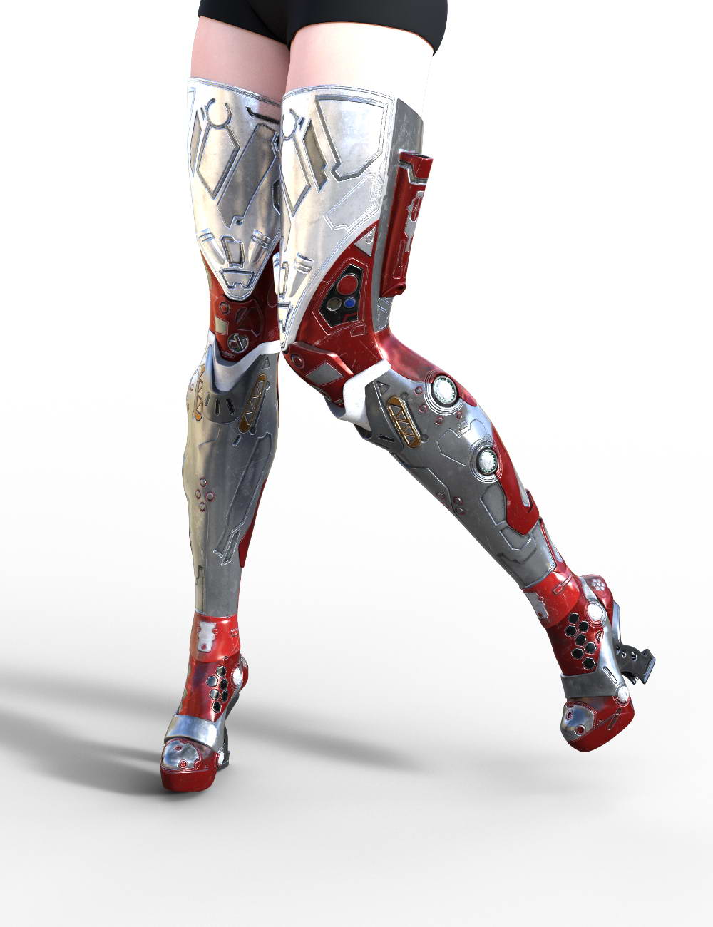 Classic Sci-fi Boots for Genesis 3 Female(s) by: chungdan, 3D Models by Daz 3D