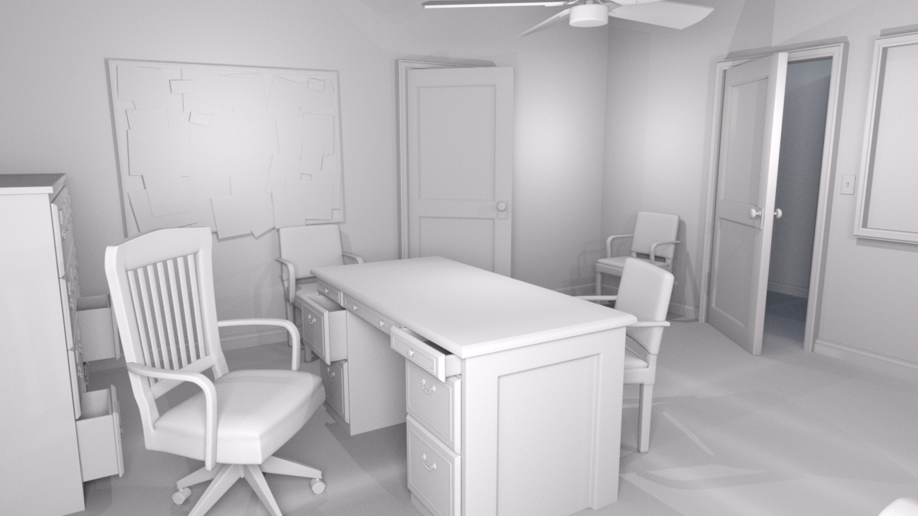 Private Eye Office by: SloshWerks, 3D Models by Daz 3D