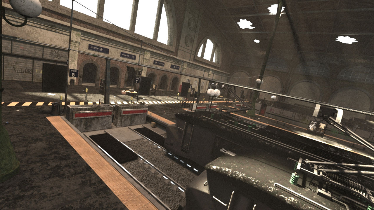 Abandoned Train Station by: Mely3D, 3D Models by Daz 3D