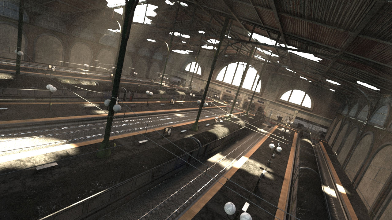 Abandoned Train Station by: Mely3D, 3D Models by Daz 3D