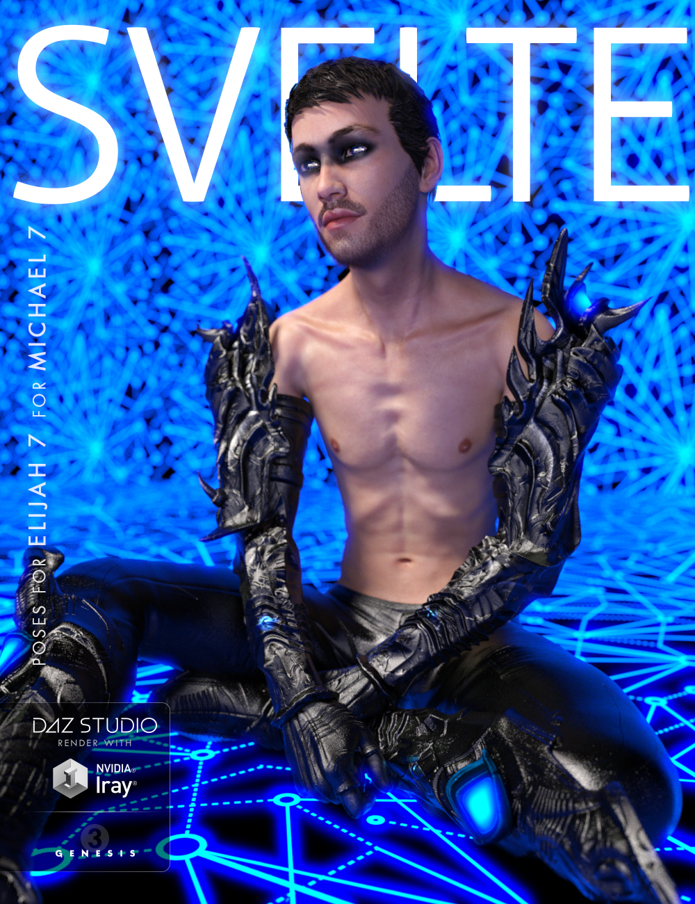 Svelte Poses for Elijah 7 and Michael 7 by: Shimuzu, 3D Models by Daz 3D
