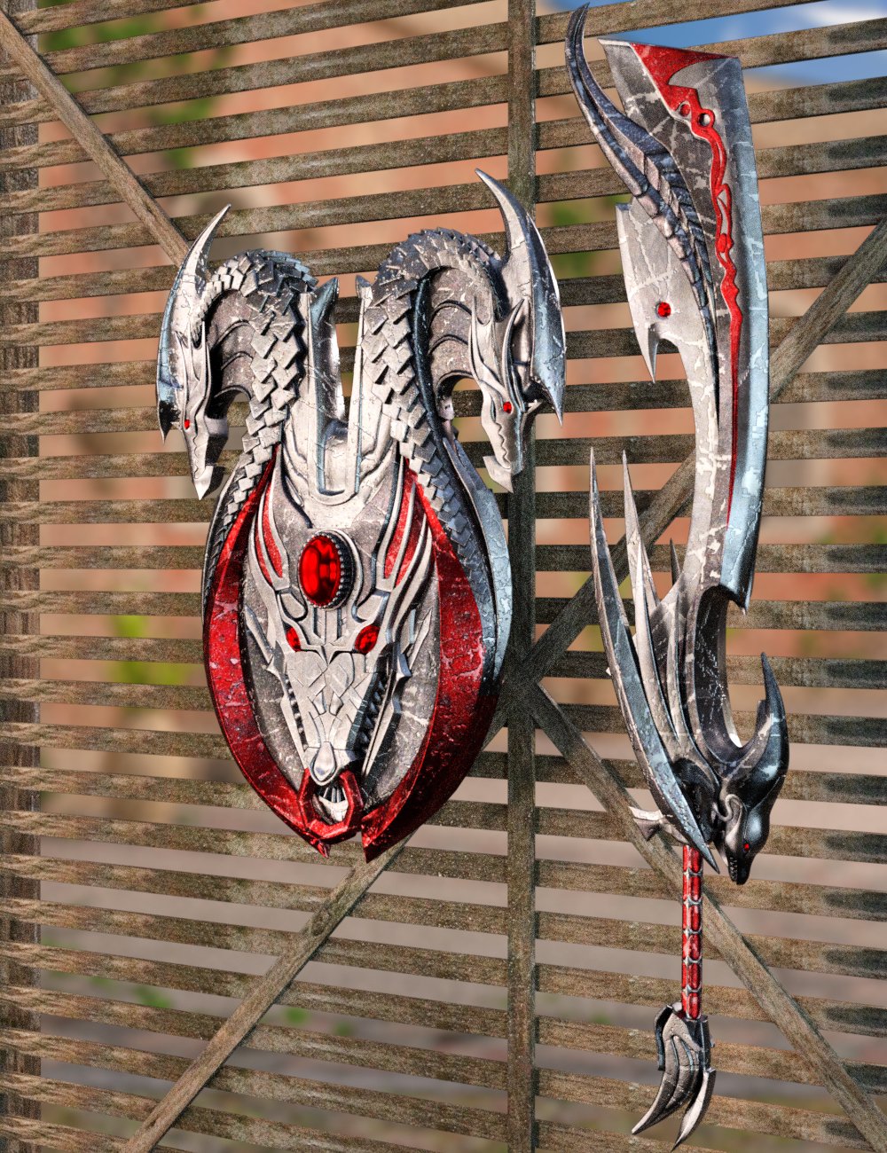 Dragon Hunt Weapons Dragon Hunt Weapons by: Charlie, 3D Models by Daz 3D