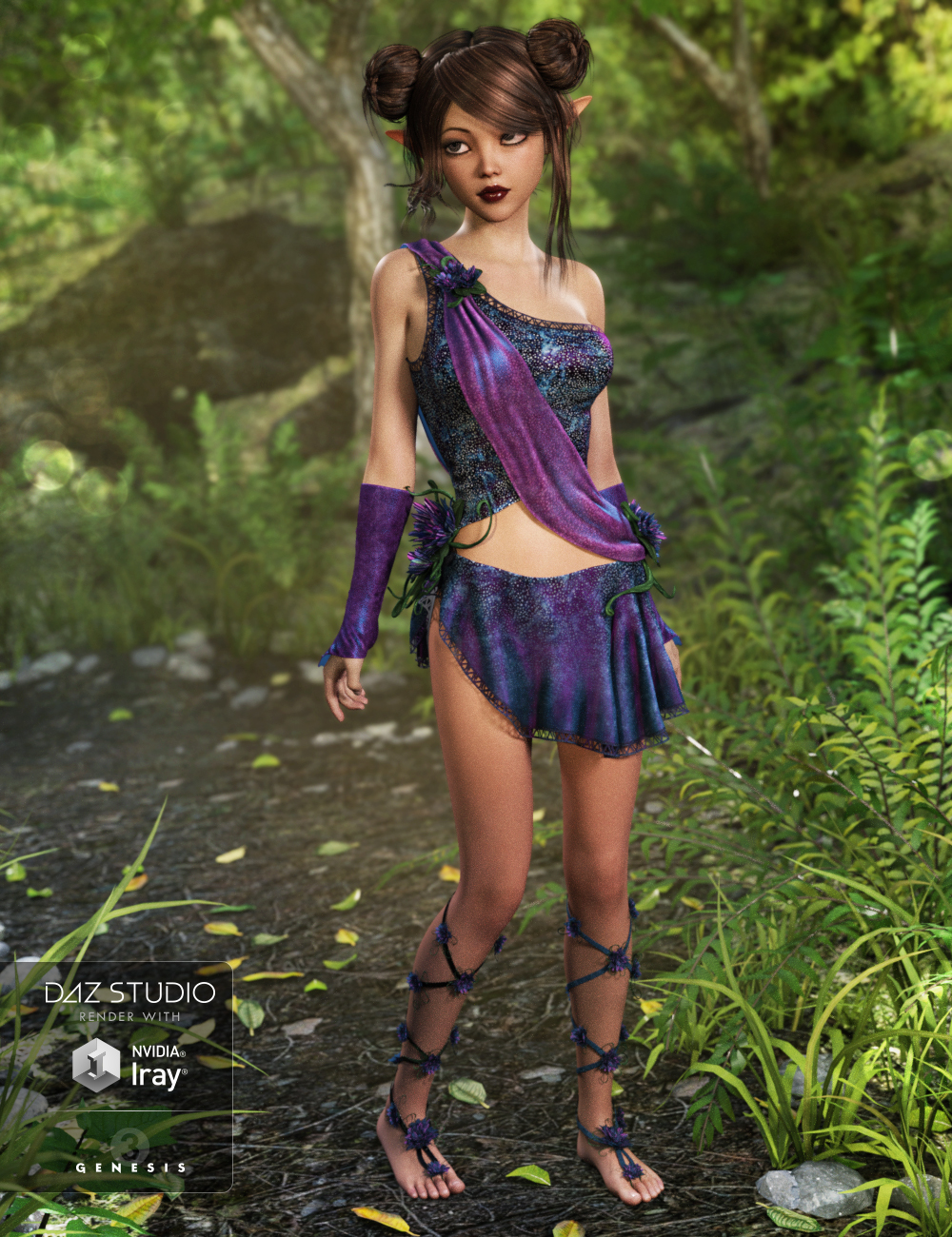 Mischievous Fairy Outfit Textures by: Anna Benjamin, 3D Models by Daz 3D