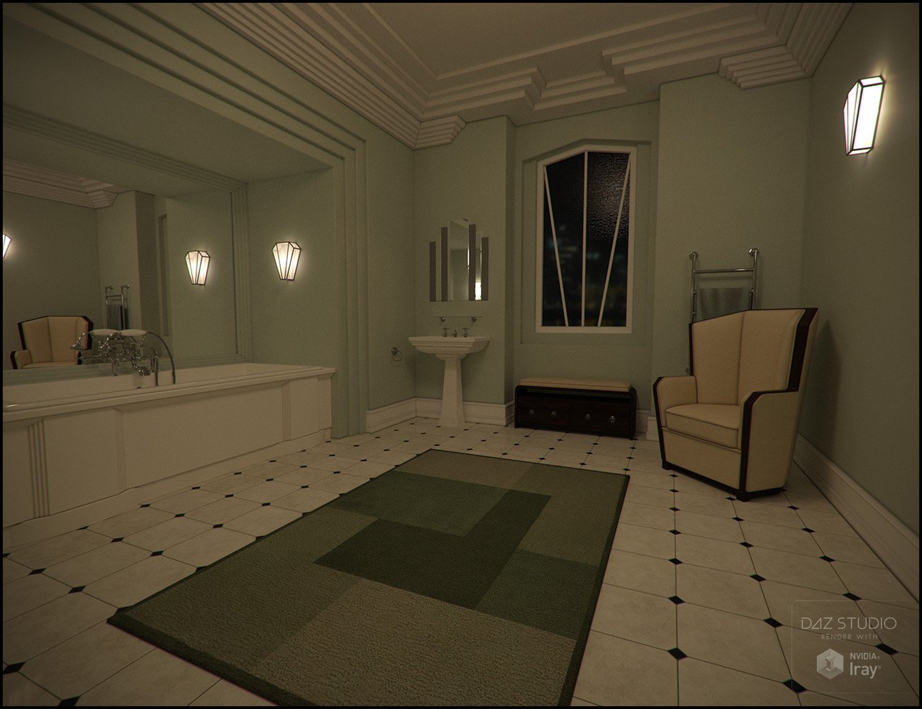 Classic Deco Iray Addon Classic Deco Iray Addon by: Jack Tomalin, 3D Models by Daz 3D