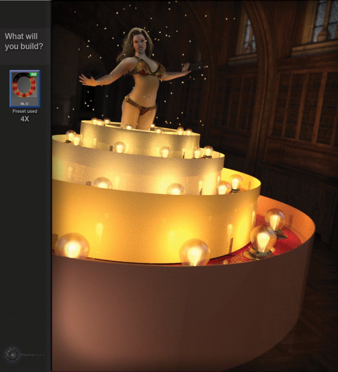 Marquee Letters Marquee Letters by: Marshian, 3D Models by Daz 3D