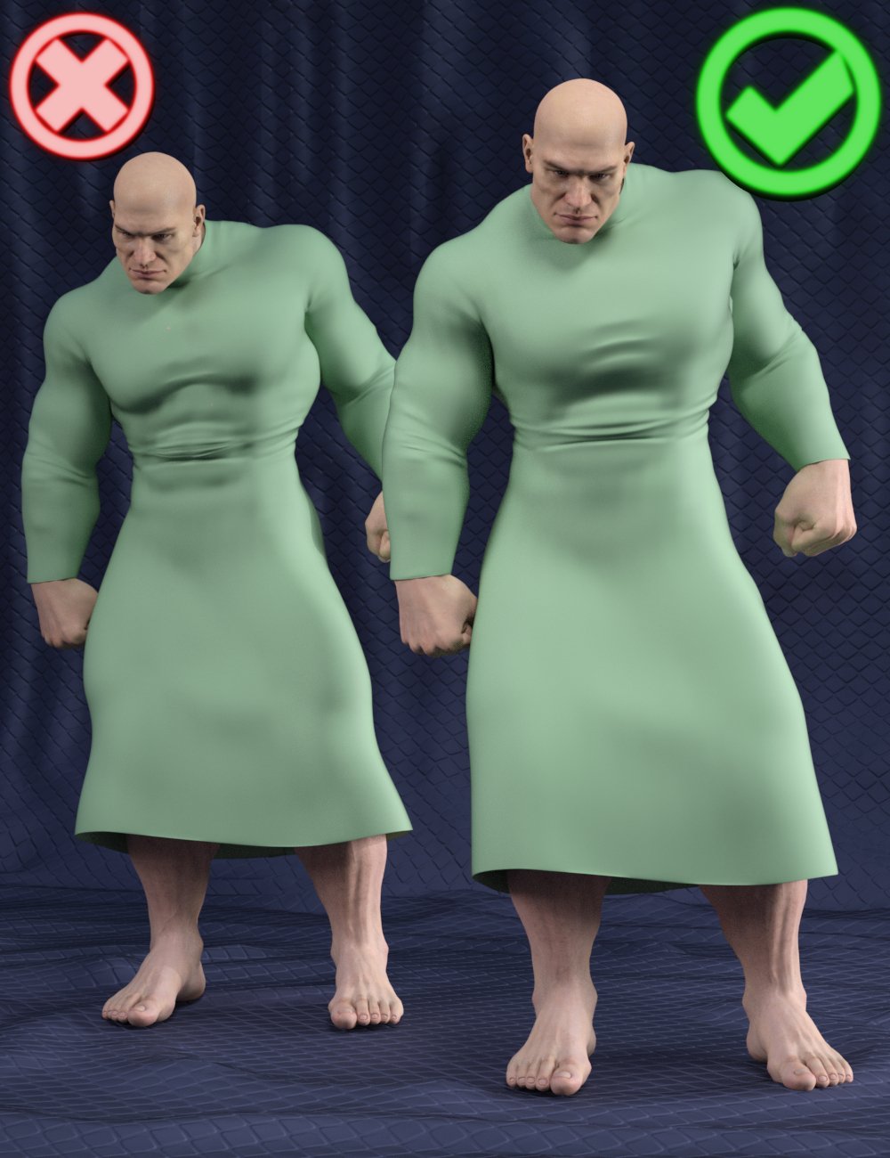 SY Clothing DeMuscler And Waistband Fixer for Genesis and Genesis 2 and 3 Male(s) by: Sickleyield, 3D Models by Daz 3D