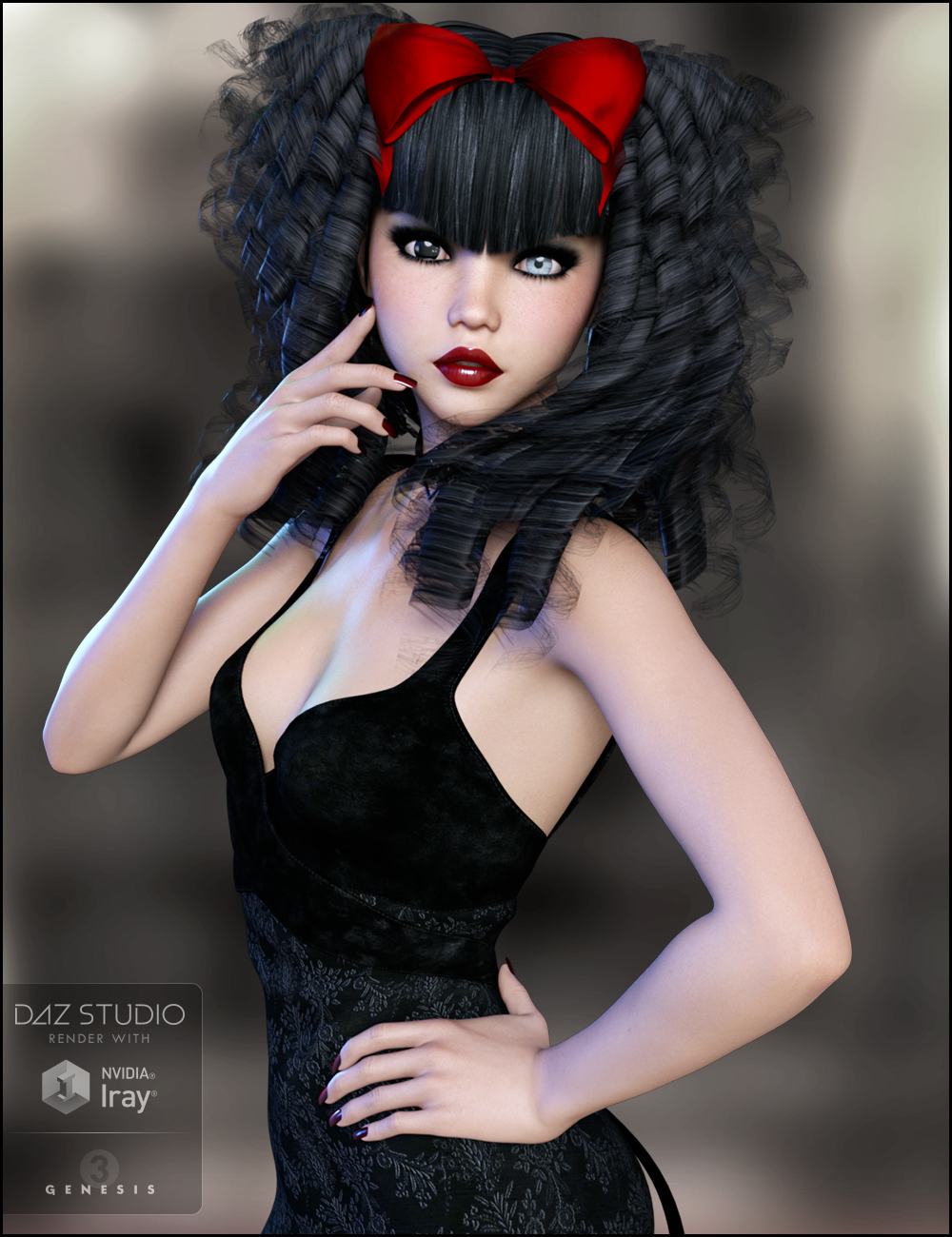 Mallorie for Genesis 3 Female by: DemonicaEviliusJessaii, 3D Models by Daz 3D