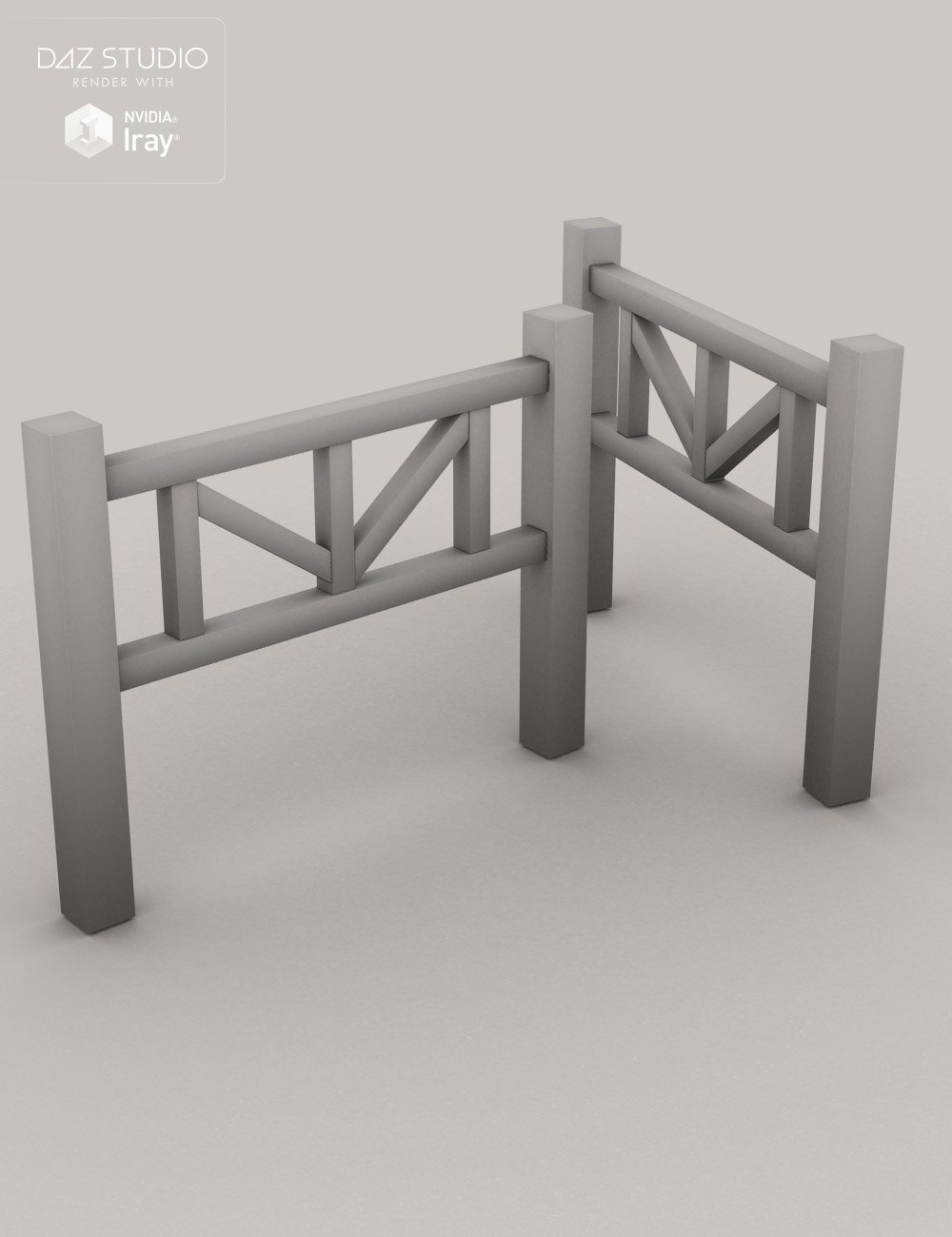 Pavilion Walkway by: , 3D Models by Daz 3D