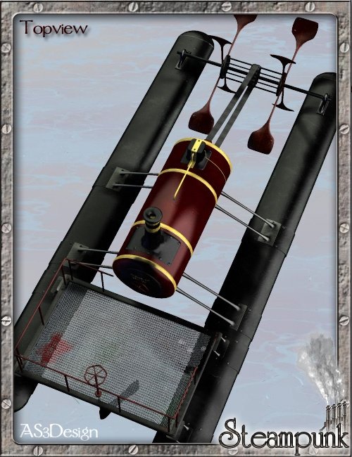 The Steamboat Machine by: , 3D Models by Daz 3D