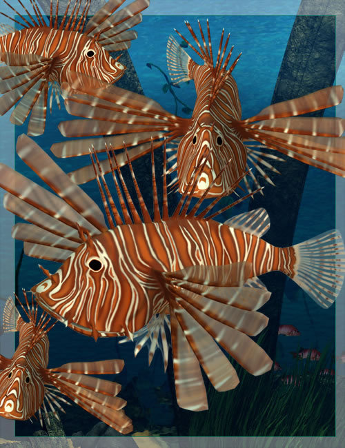 Lionfish Lionfish by: , 3D Models by Daz 3D