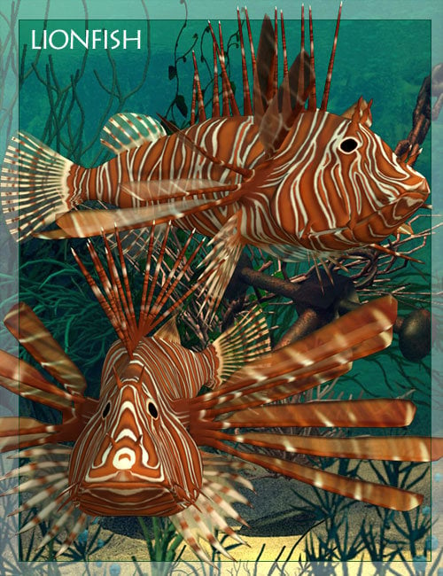 Lionfish by: , 3D Models by Daz 3D