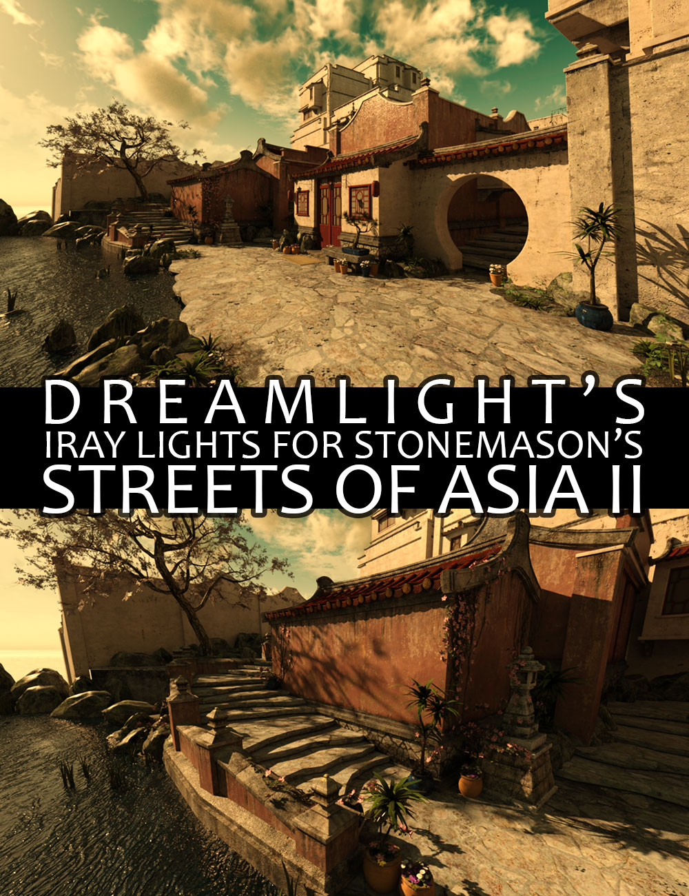 DS Iray Lights for Streets of Asia 2 by: Dreamlight, 3D Models by Daz 3D