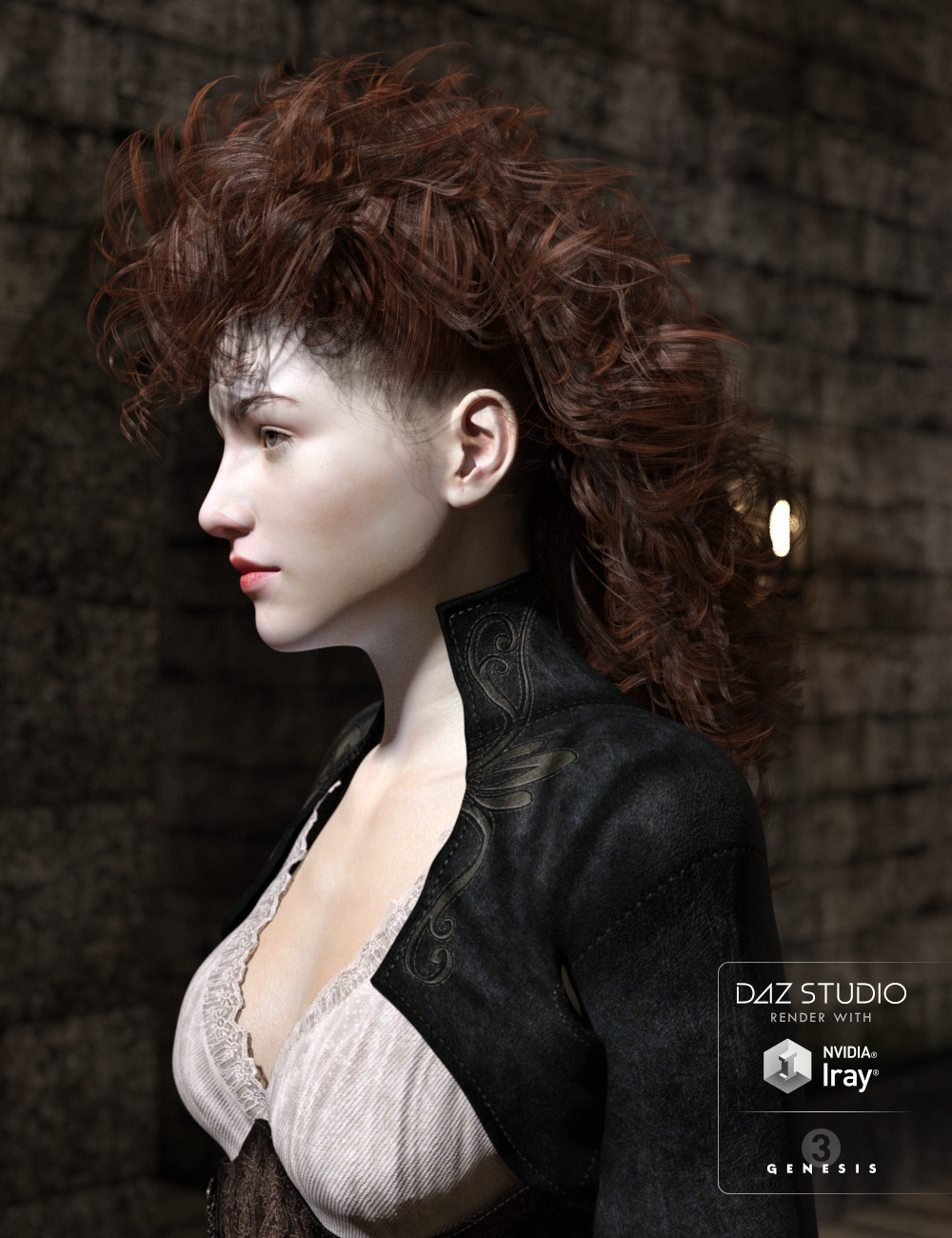 Midnight Special Hair for Genesis 3 Female(s) by: goldtassel, 3D Models by Daz 3D