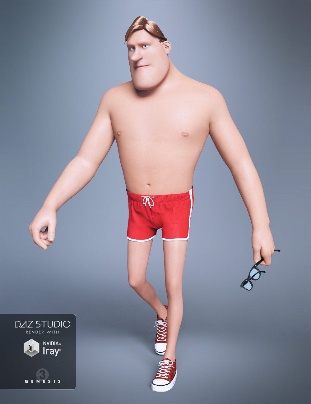 Multi-Man for Genesis 3 Male by: GuruvarJessaii, 3D Models by Daz 3D