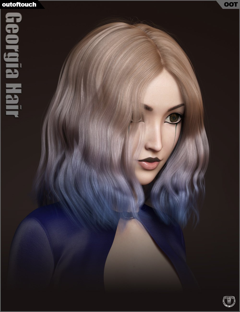 Georgia Hair and OOT Hairblending 2.0 for Genesis 3 Female(s) | Daz 3D