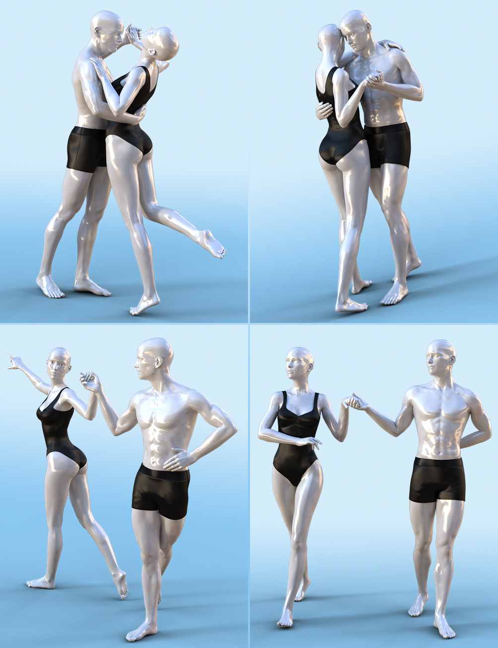 Enchanted Dance Poses for Michael 7 and Victoria 7