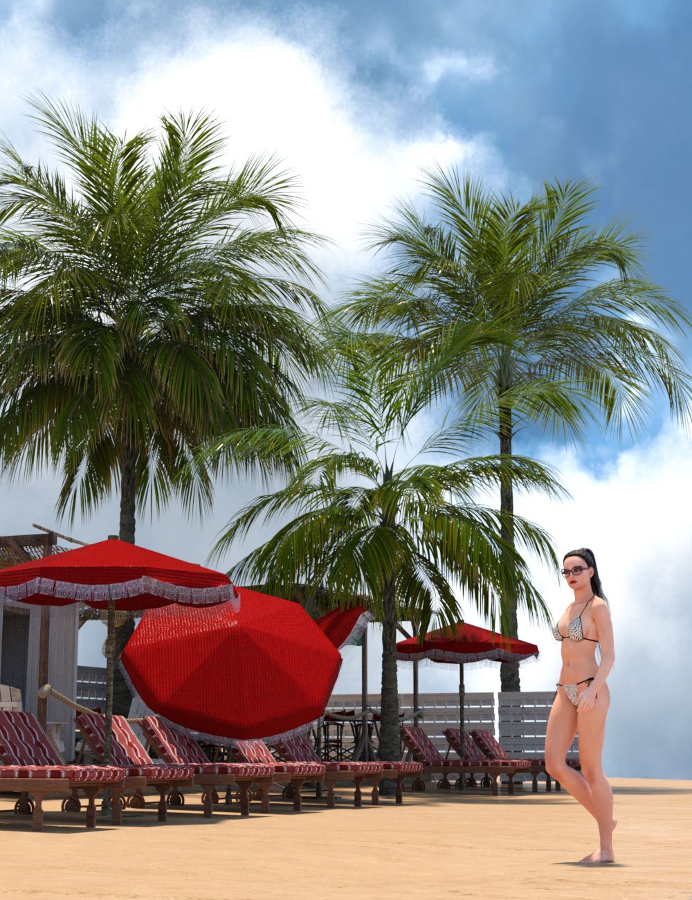 Tropical Palm Trees for Daz Studio Tropical Palm Trees for Daz Studio by: MartinJFrost, 3D Models by Daz 3D