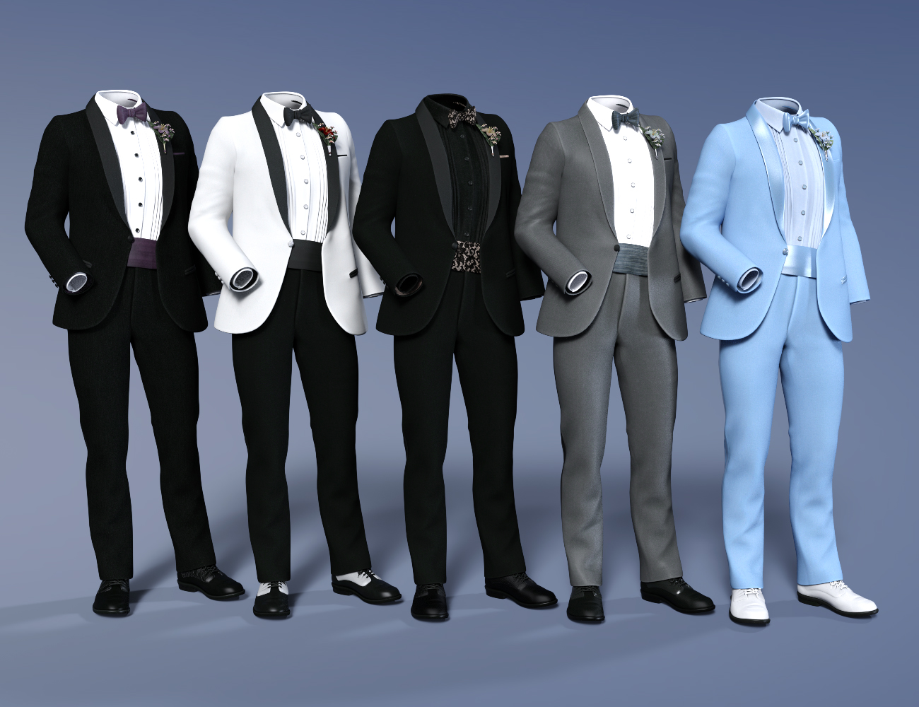 Classic Tuxedo Textures Classic Tuxedo Textures by: Anna Benjamin, 3D Models by Daz 3D