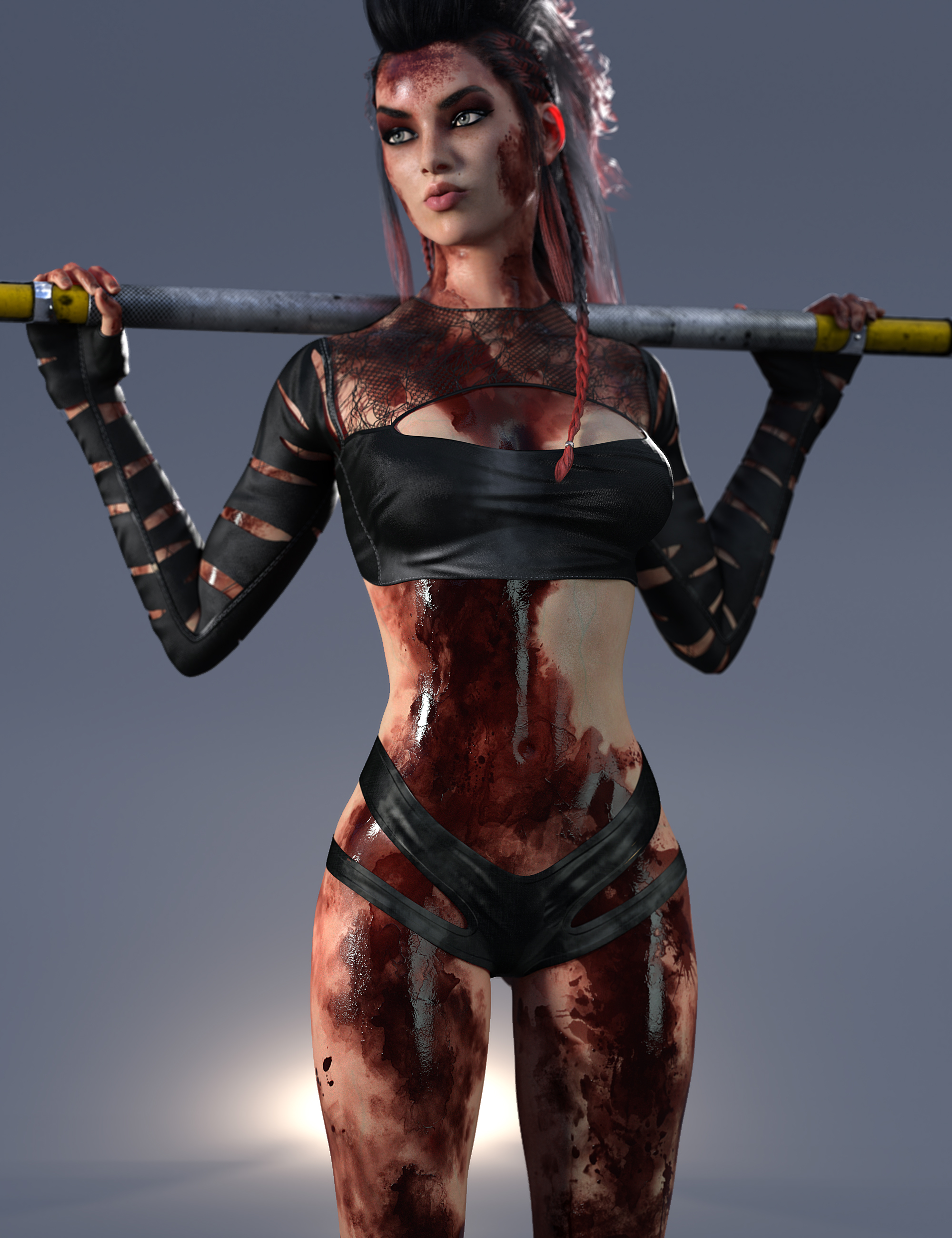Ultimate Blood 'n Dirt for Genesis 3 Female(s) by: Tolero, 3D Models by Daz 3D