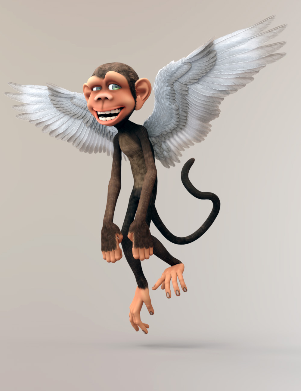 wings 3d character wings 3d character
