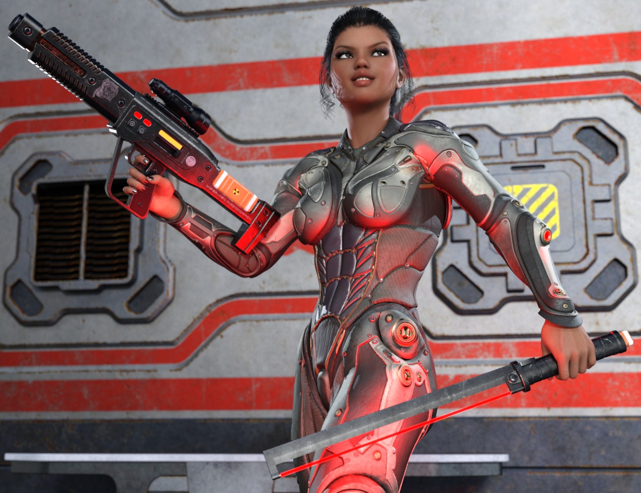 VIPER-420 Energy Rifle Set VIPER-420 Energy Rifle Set by: Nightshift3D, 3D Models by Daz 3D