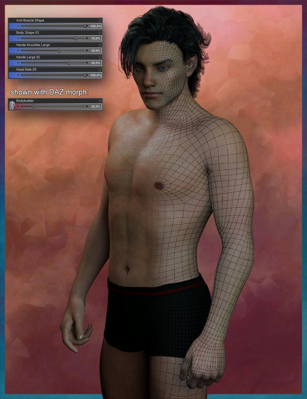 Genesis 3 Male Face & Body Morph Resource Kit by: ThorneHandspan Studios, 3D Models by Daz 3D