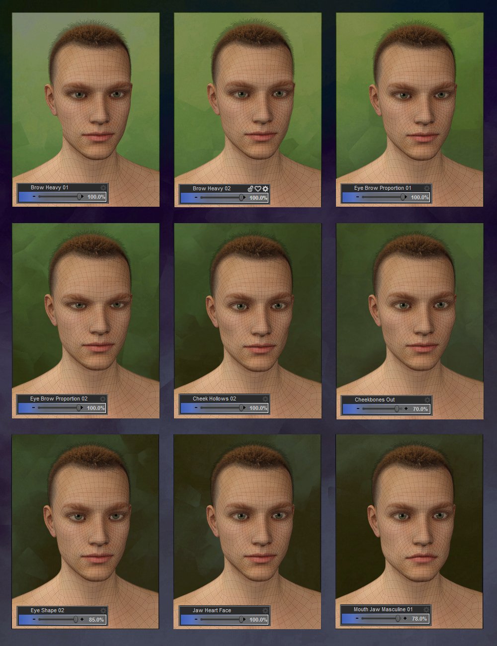 Genesis 3 Male Face & Body Morph Resource Kit Daz 3D