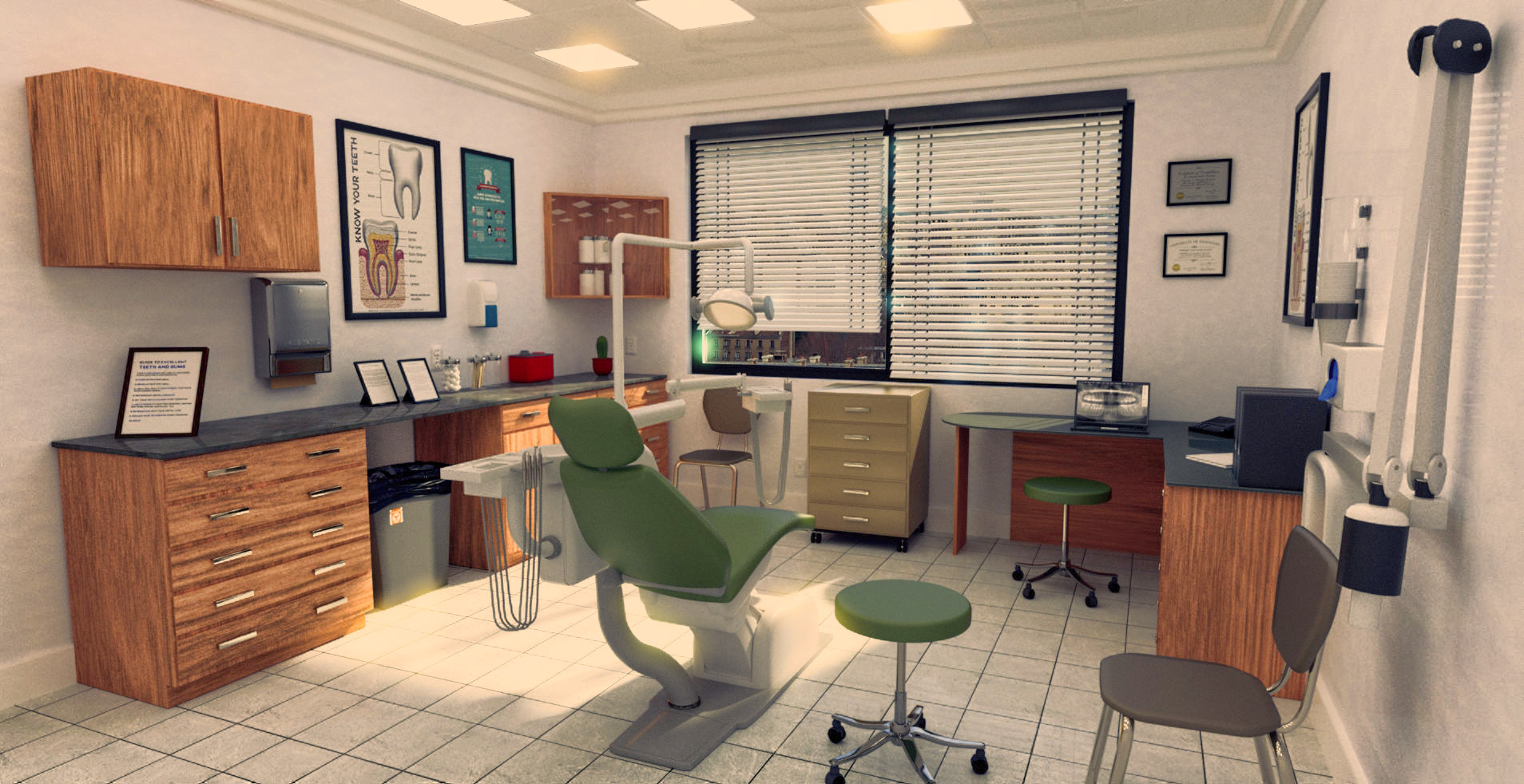 i13 Dental Office Interior by: ironman13, 3D Models by Daz 3D