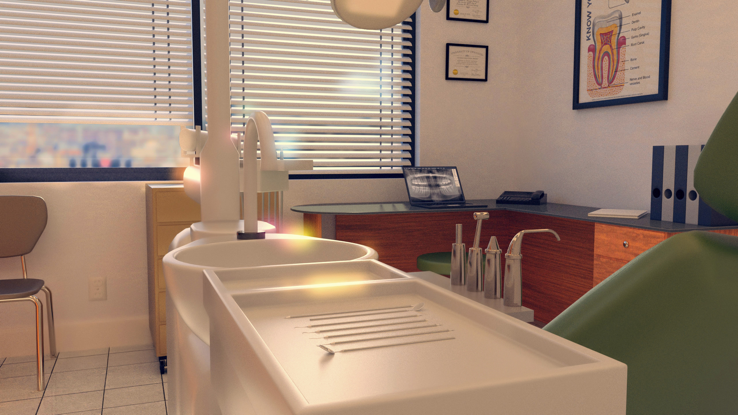 i13 Dental Office Interior by: ironman13, 3D Models by Daz 3D