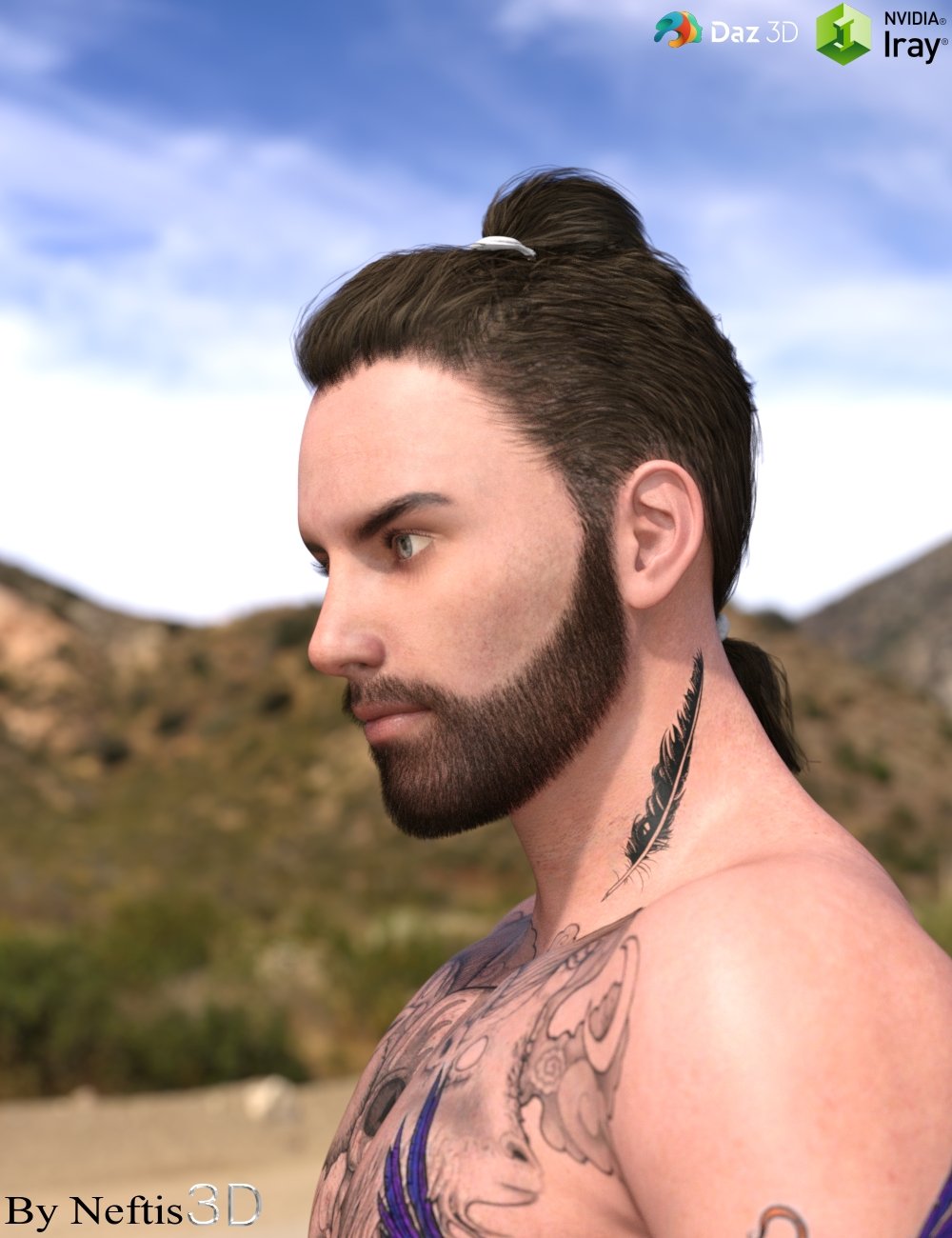 Keanu Trendy Tail Hair for Genesis 3 Male(s) Keanu Trendy Tail Hair for Genesis 3 Male(s) by: Neftis3D, 3D Models by Daz 3D