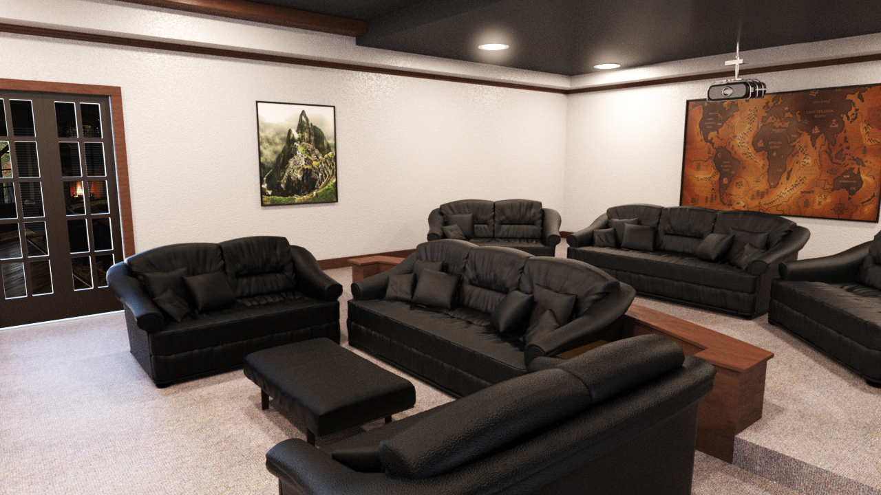 Home Theater by: Tesla3dCorp, 3D Models by Daz 3D