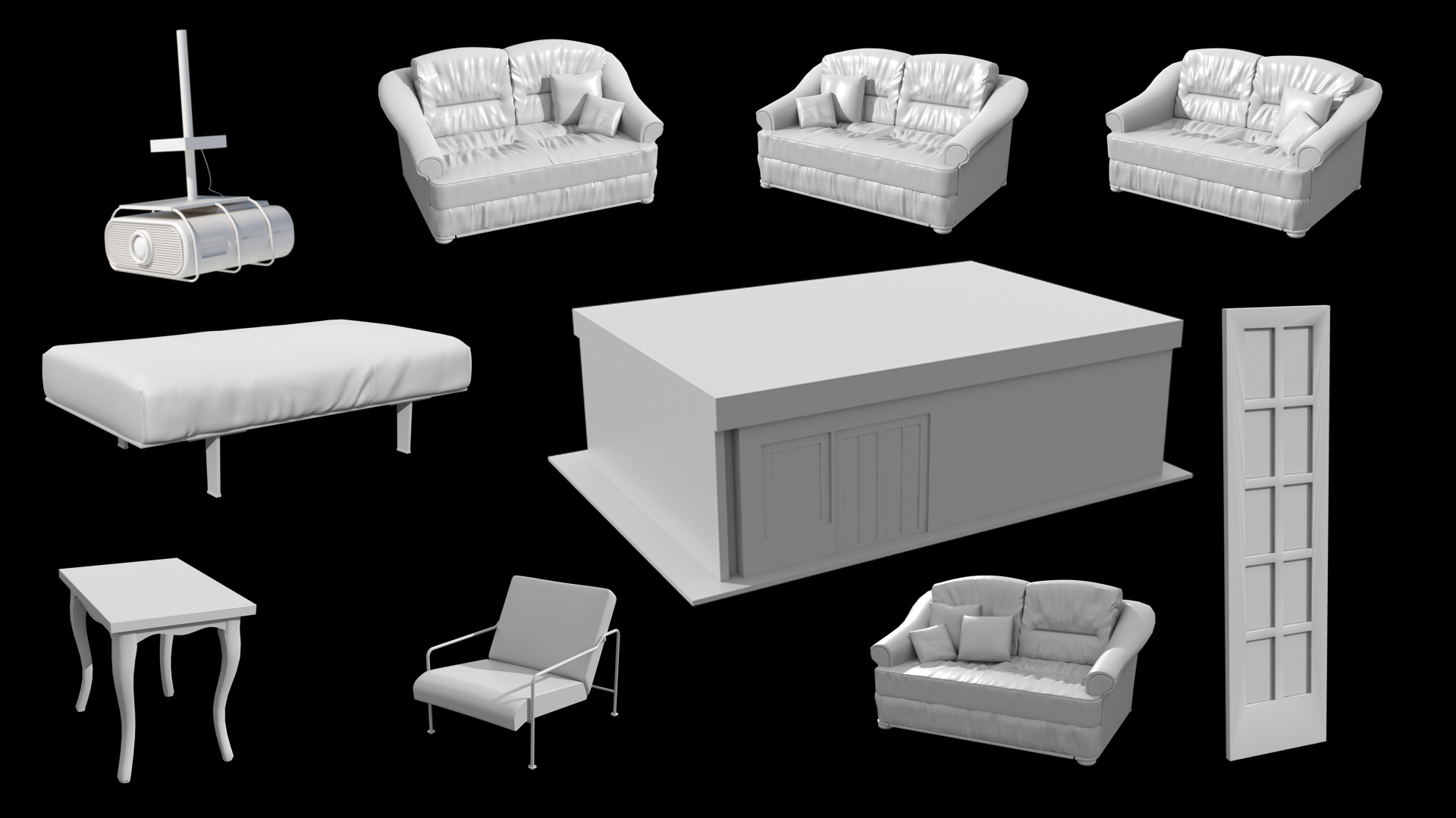 Home Theater by: Tesla3dCorp, 3D Models by Daz 3D