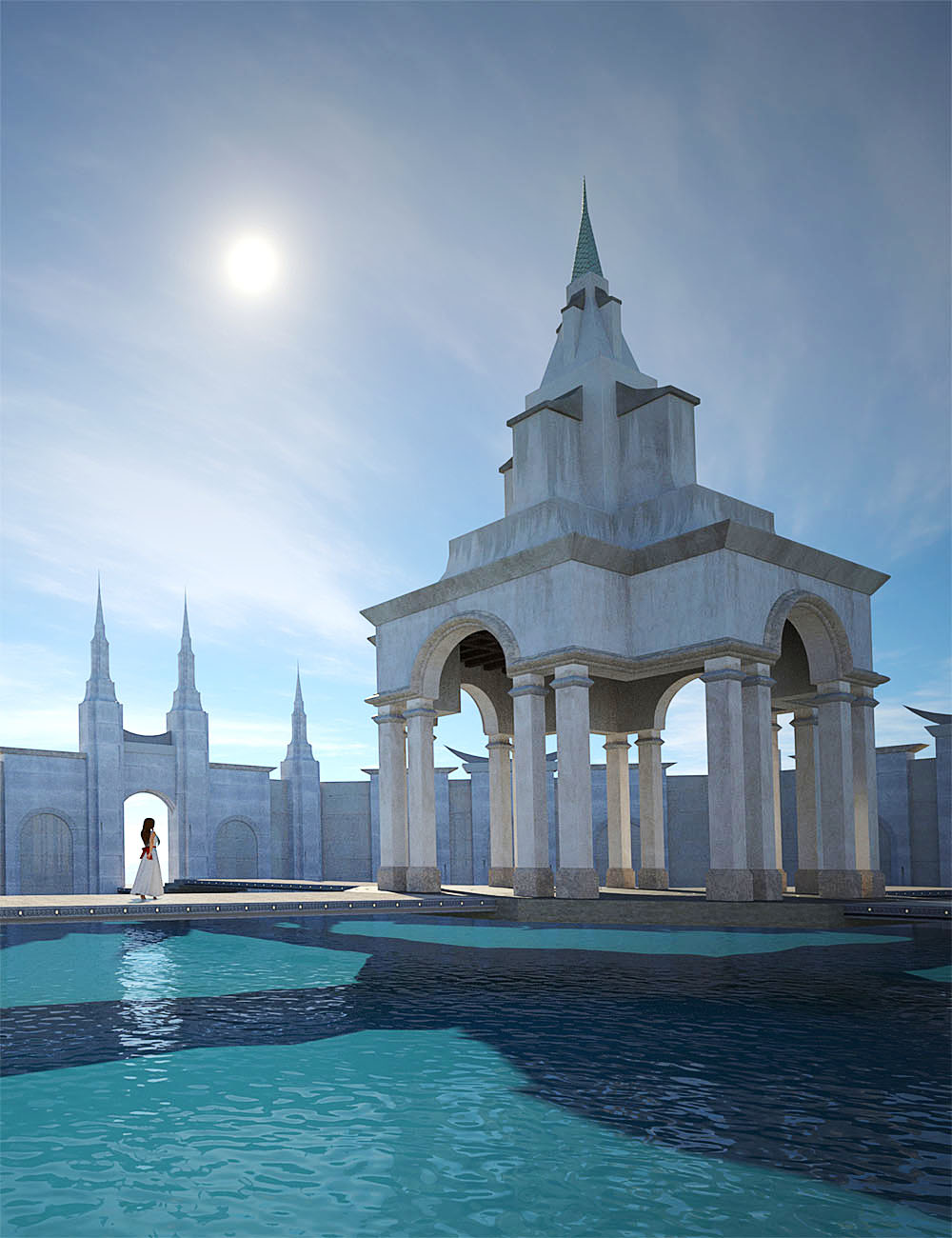 Highlands Temple by: bitwelder, 3D Models by Daz 3D