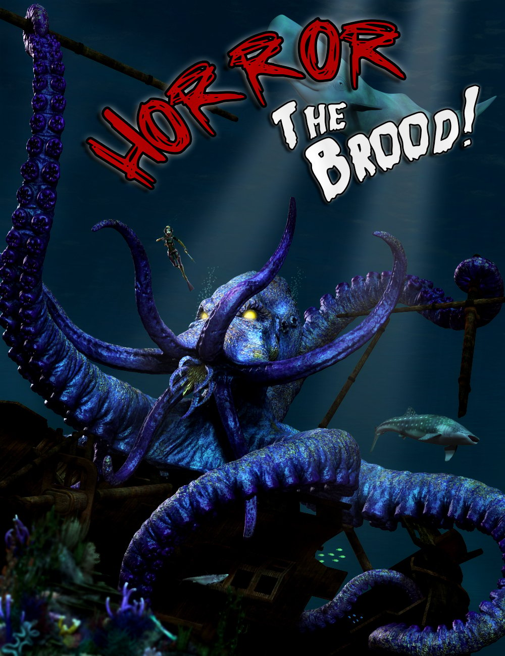 Horror From The Deep: The Brood by: HawkeOshikai, 3D Models by Daz 3D