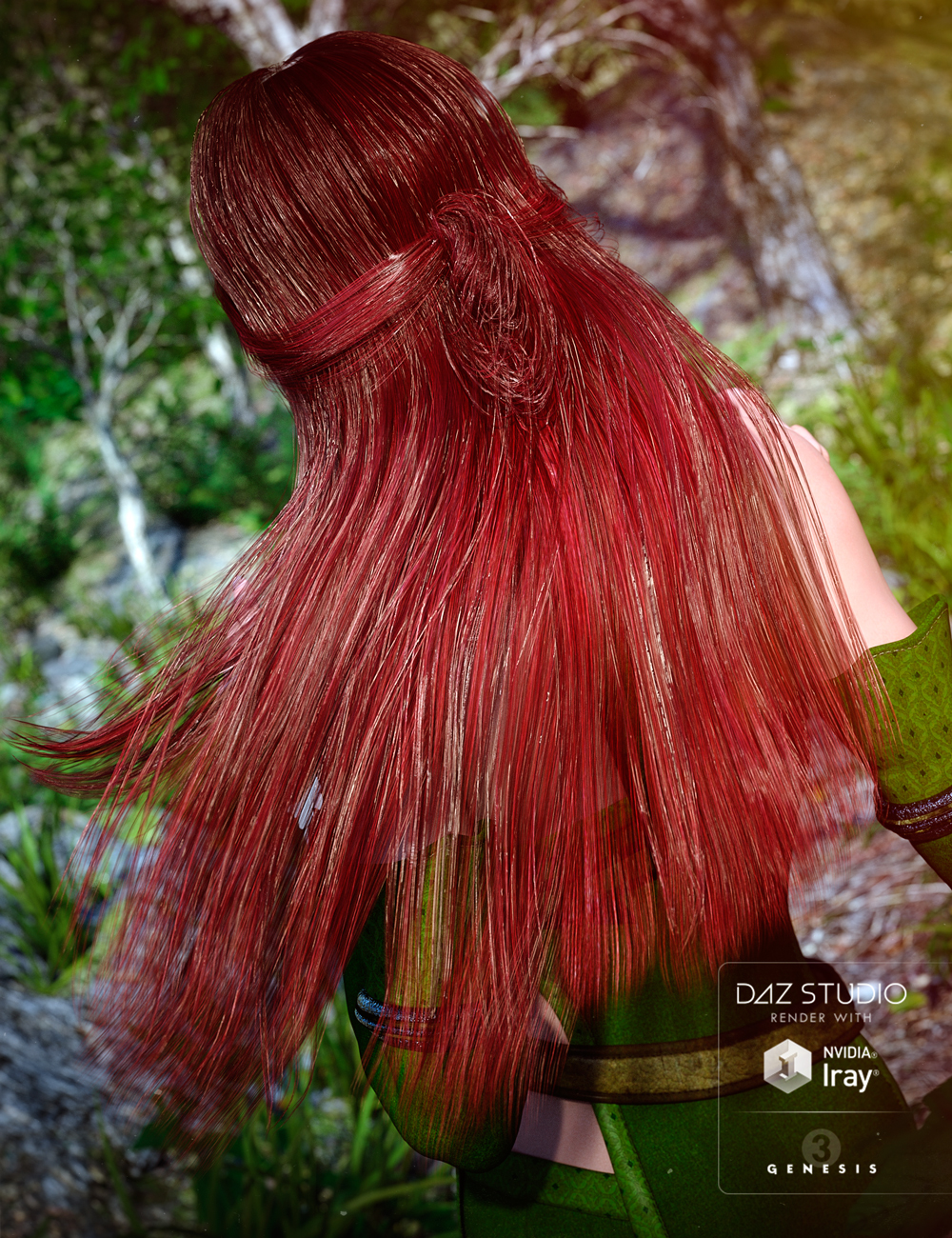 Colors for Carefree Hair Colors for Carefree Hair by: goldtassel, 3D Models by Daz 3D