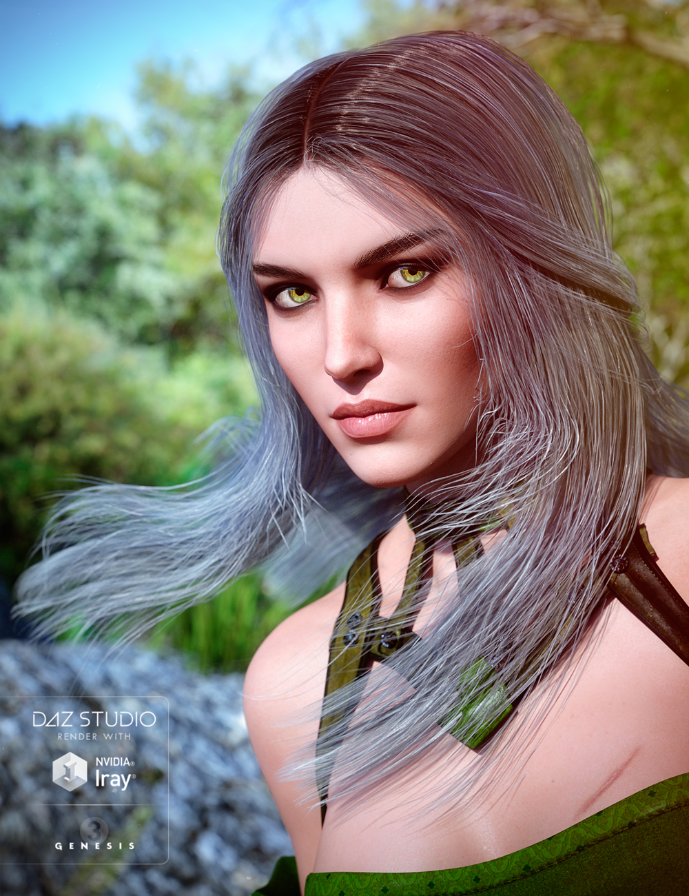 Colors for Carefree Hair by: goldtassel, 3D Models by Daz 3D