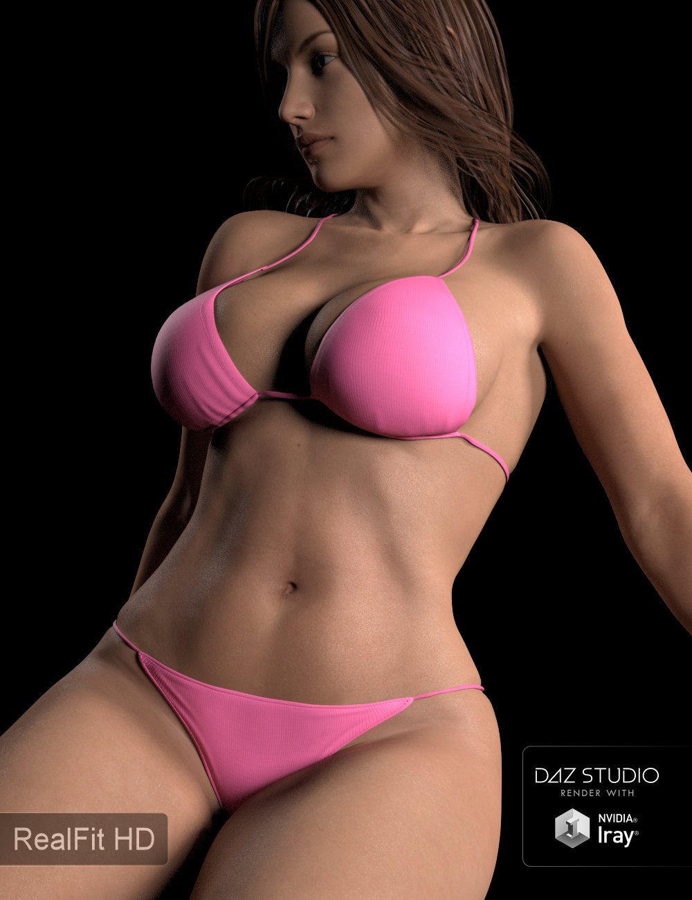 RealFit String Bikini by: the3dwizard, 3D Models by Daz 3D
