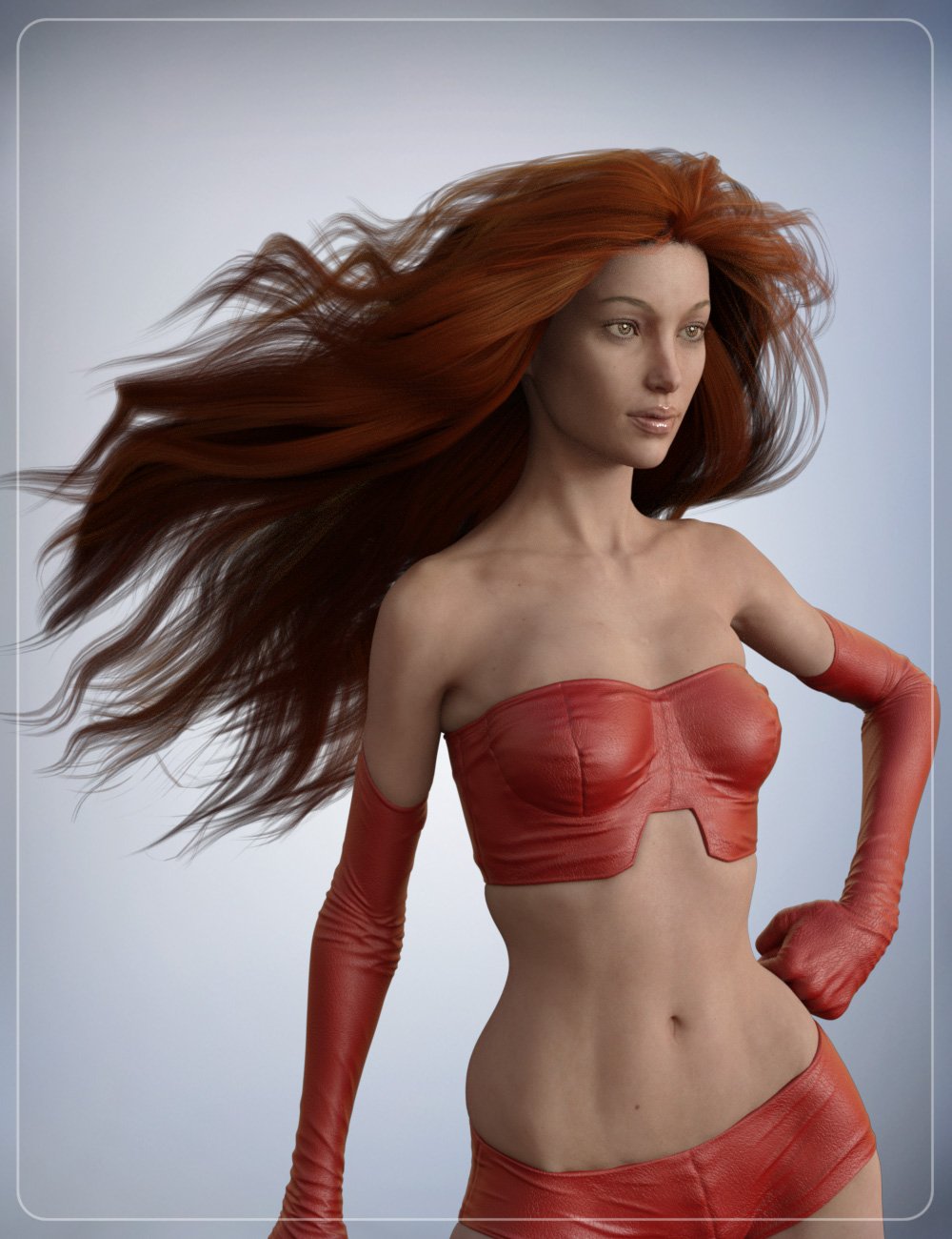 Streaming Hair for Genesis 3 Female(s) by: smay, 3D Models by Daz 3D