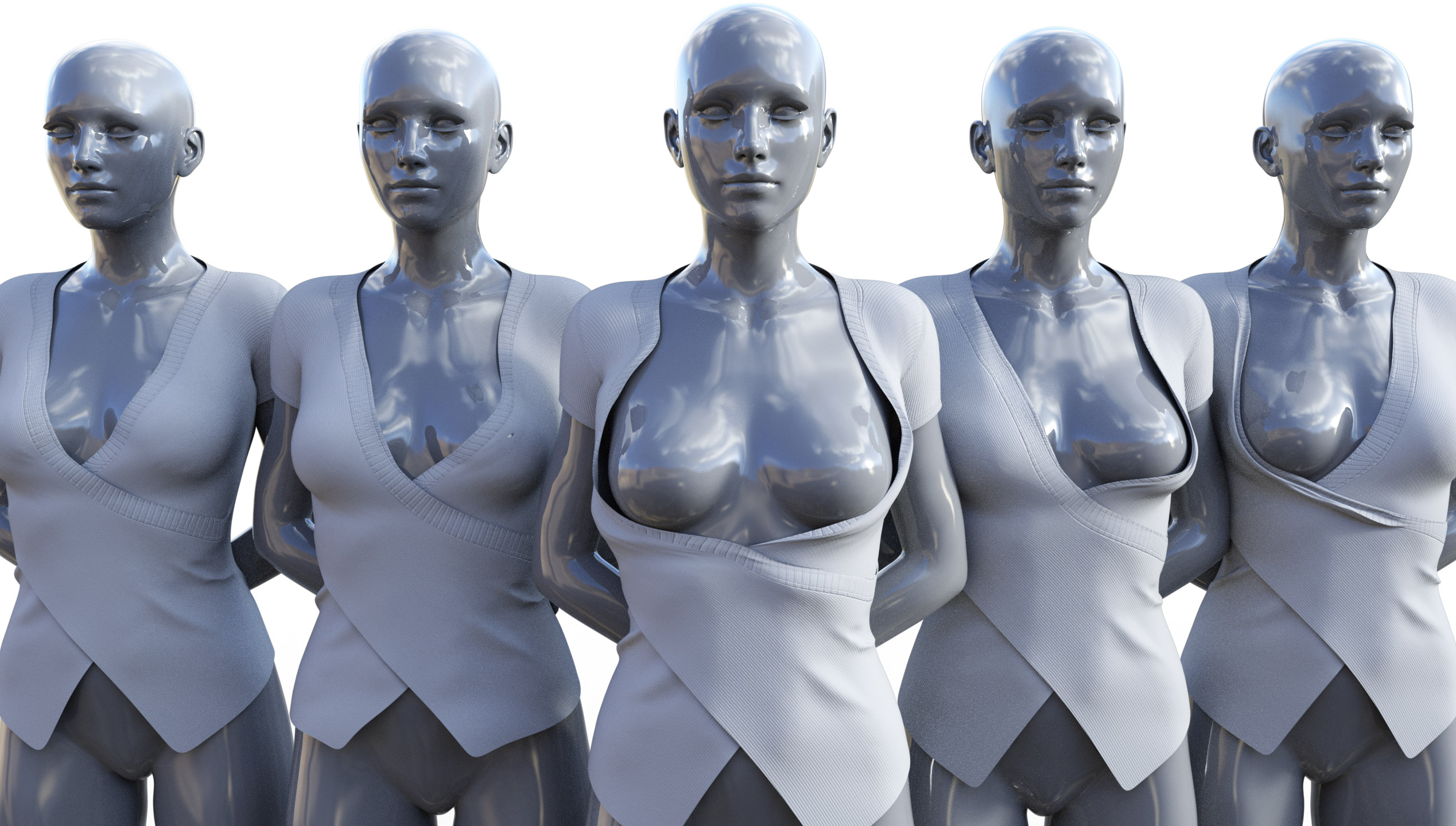 i13 3 Stylish Tops for the Genesis 3 Female(s) by: ironman13, 3D Models by Daz 3D